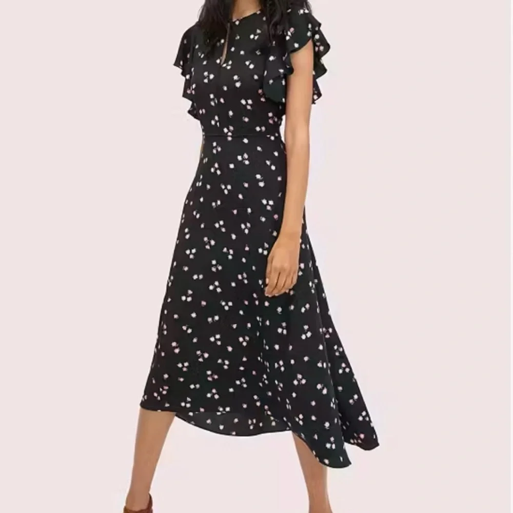 NWOT Kate spade blue floral maxi dress size 0